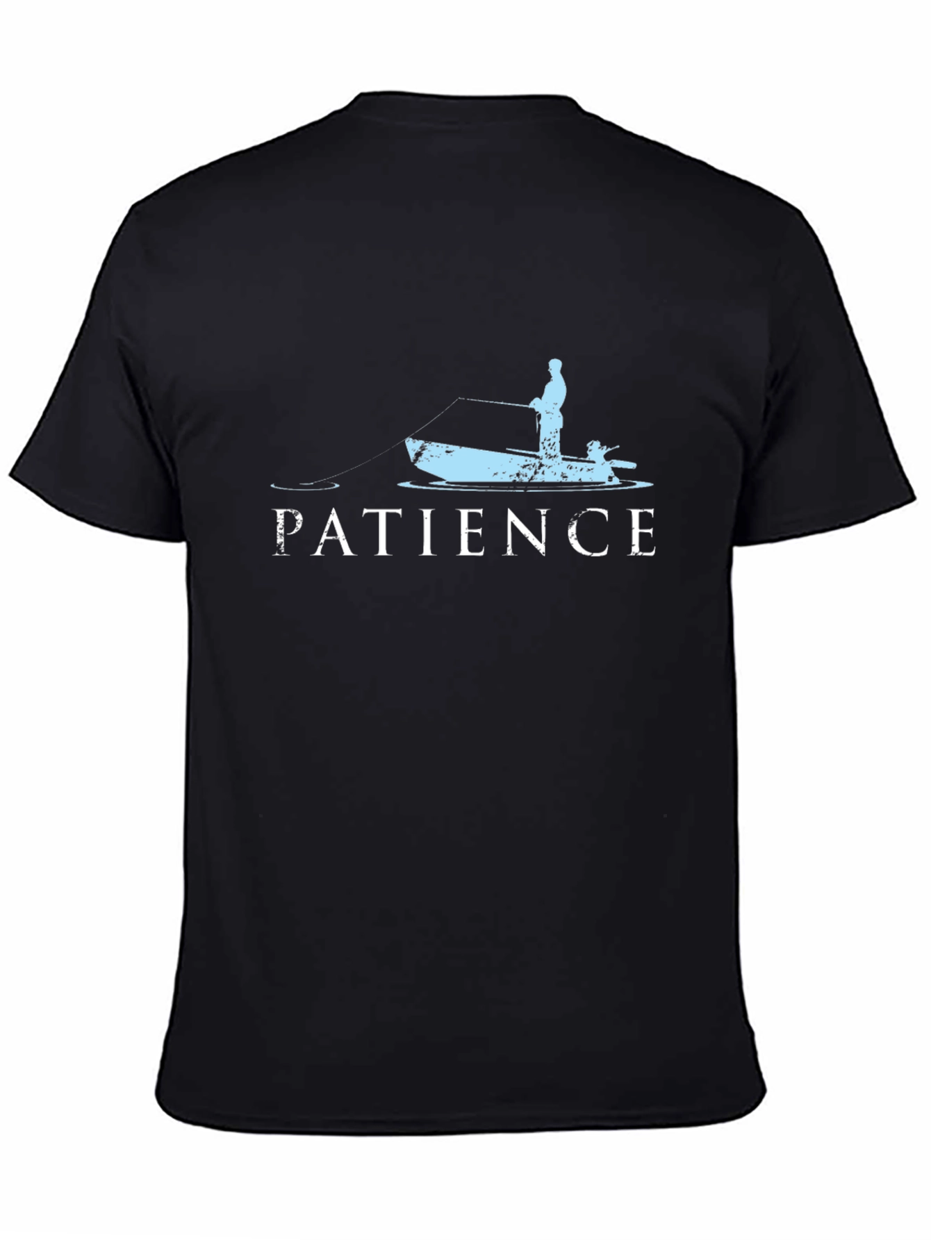Patience Fishing T-Shirt - Angler Design