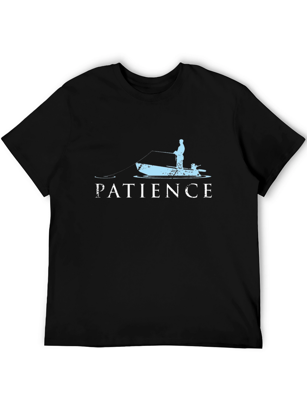 Patience Fishing T-Shirt - Angler Design