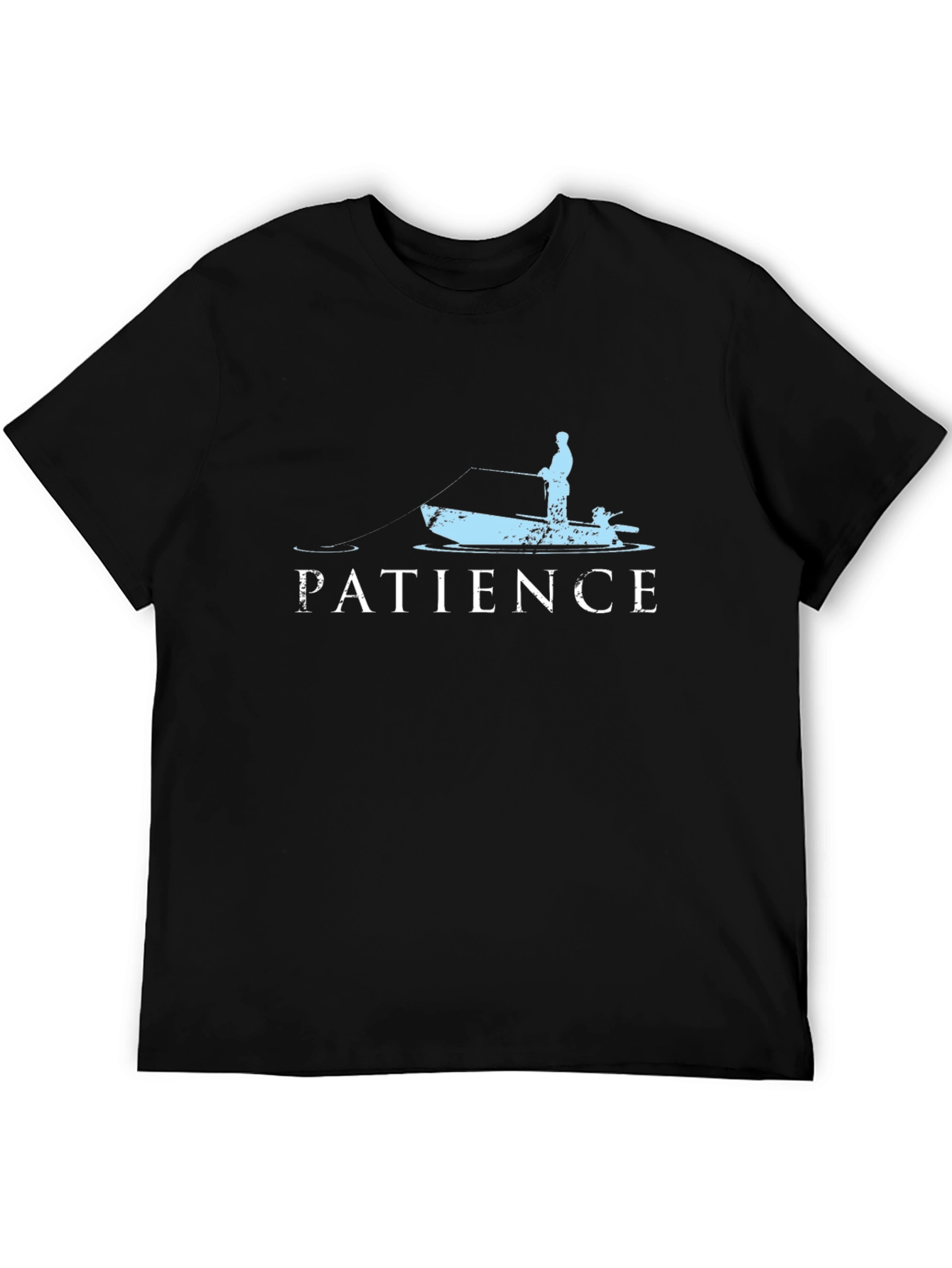 Patience Fishing T-Shirt - Angler Design