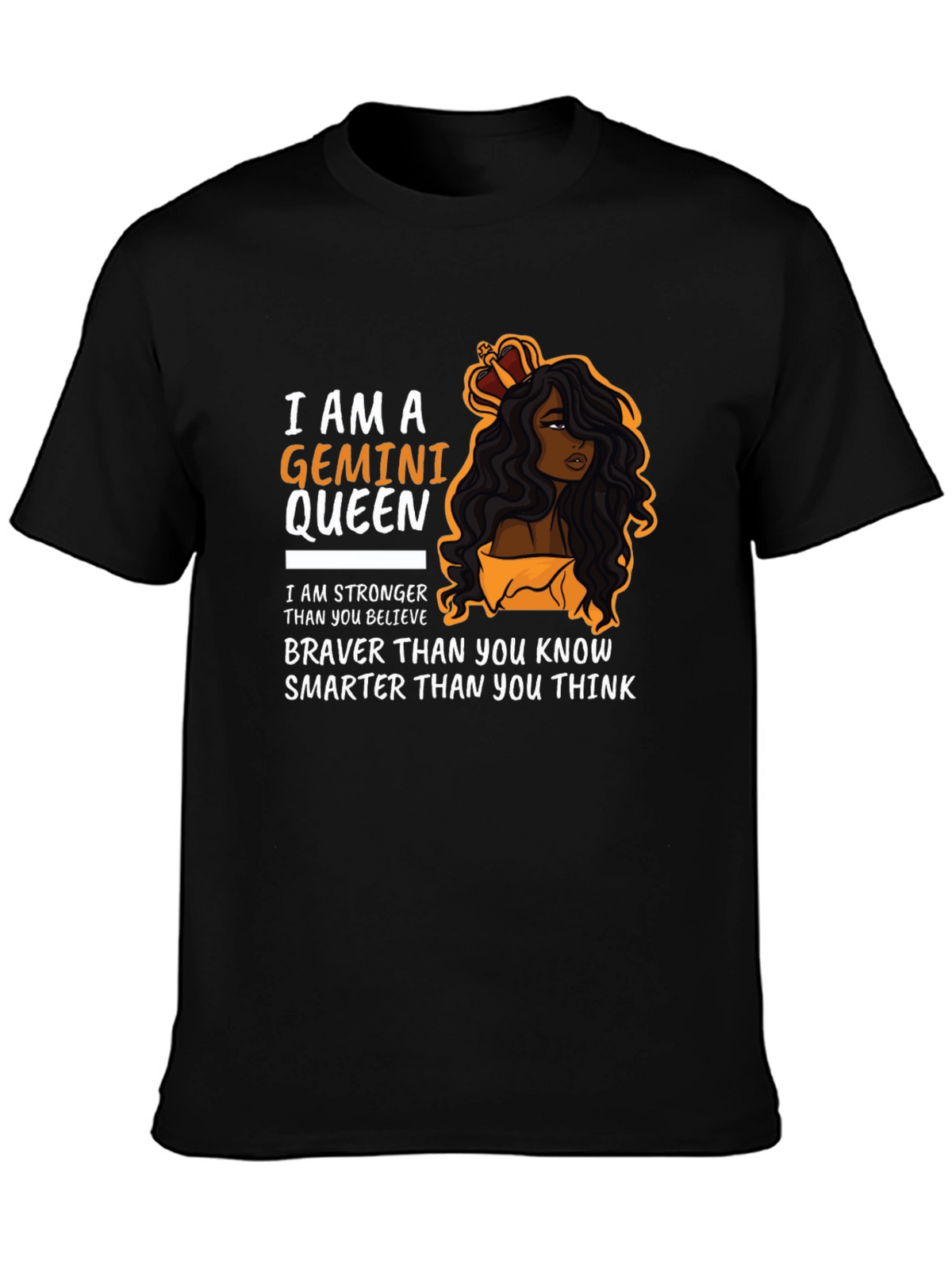Gemini Queen Graphic Tee - Zodiac Birthday Gift