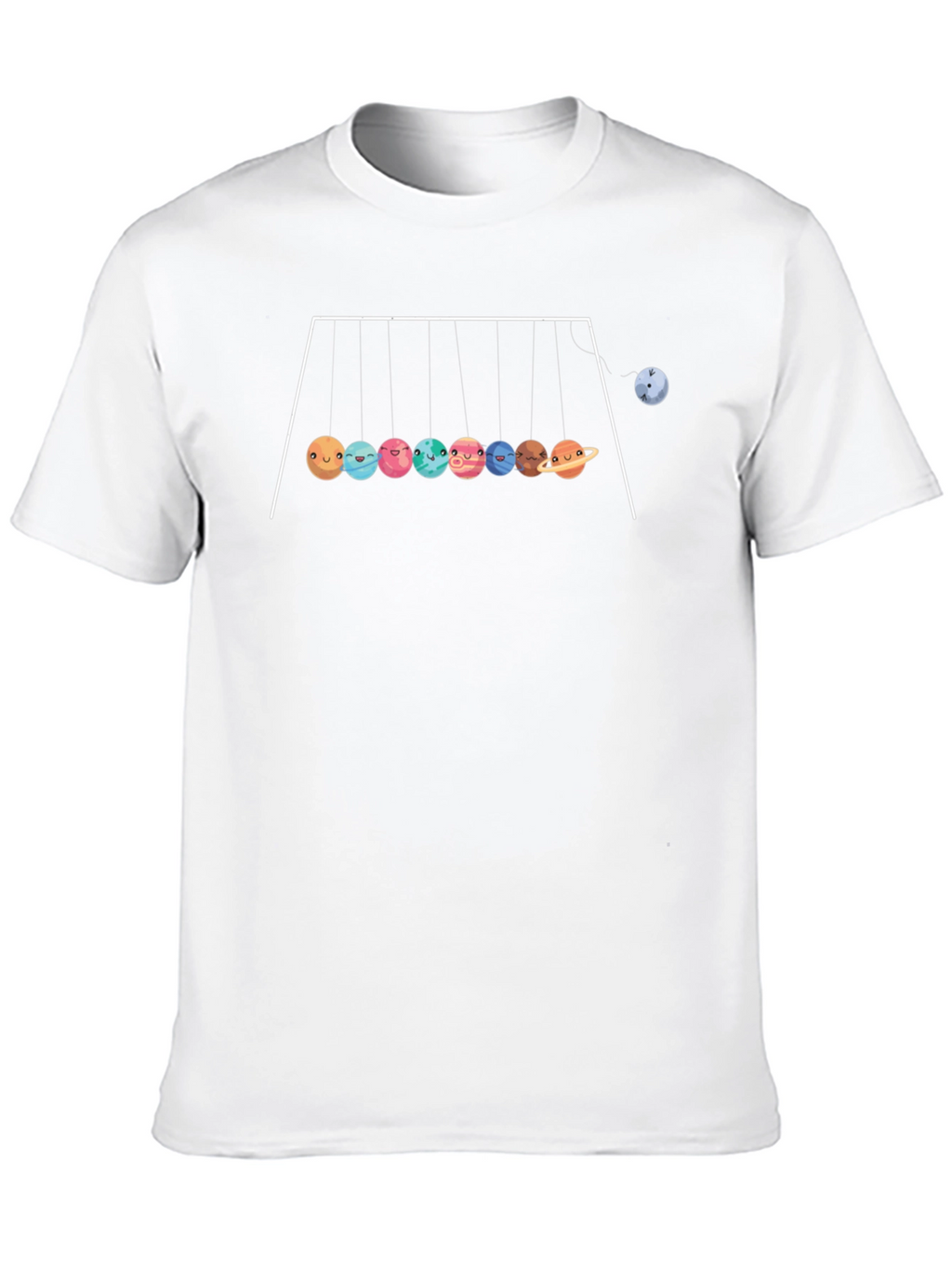 Planetary Motion Graphic Tee - Black