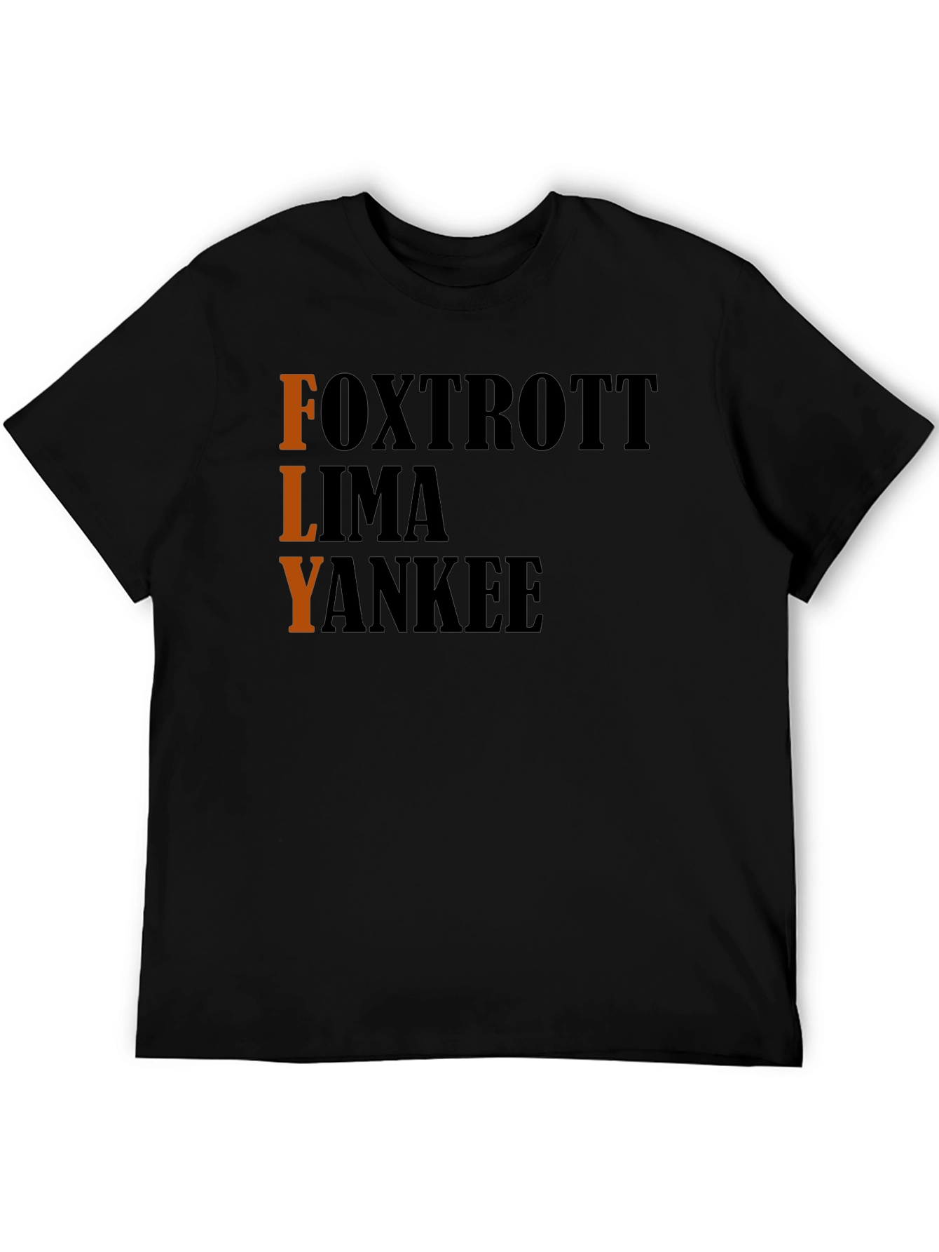 FLY Aviation T-Shirt - Pilot Alphabet Design
