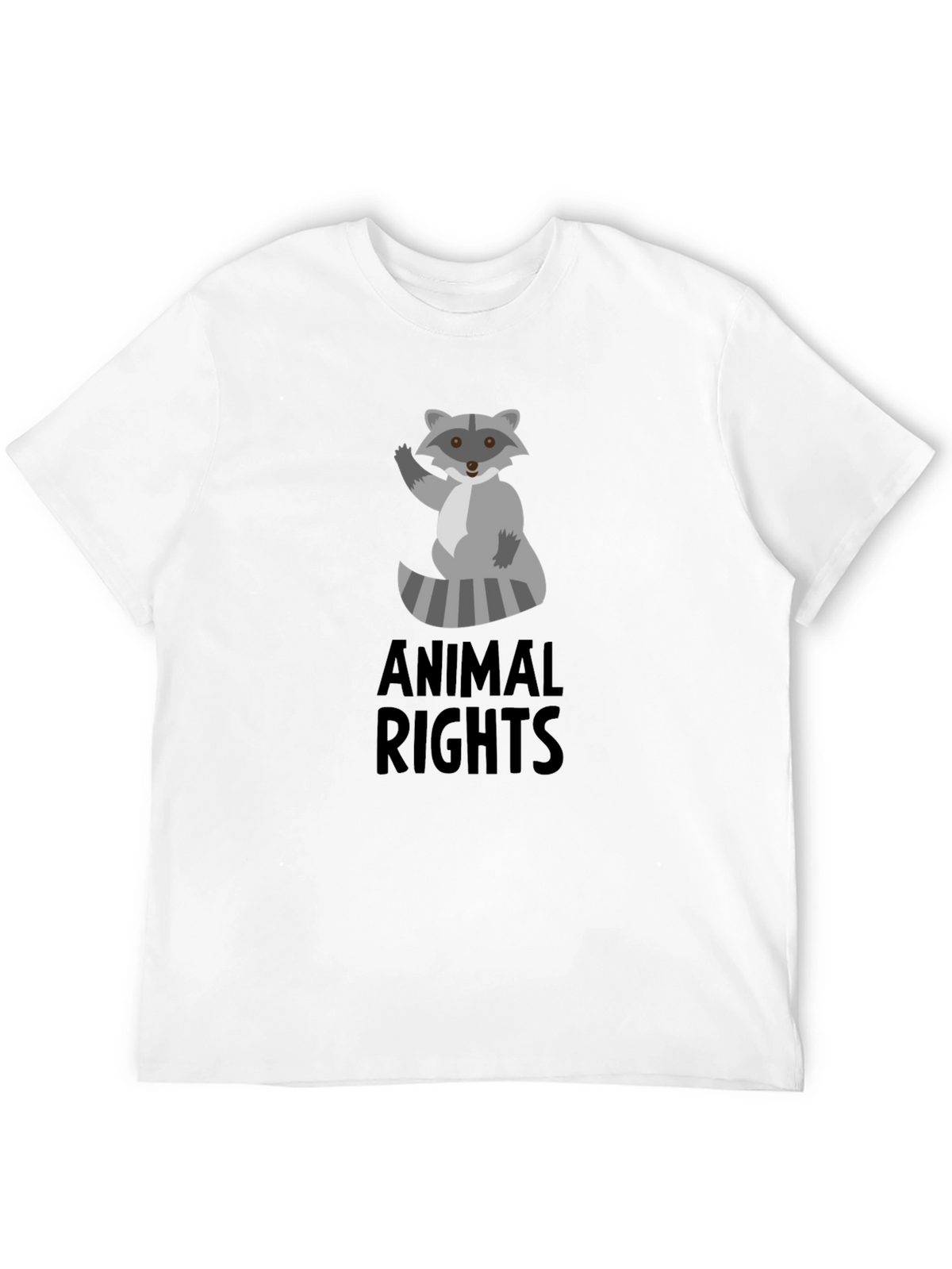 Animal Rights Raccoon Graphic Tee