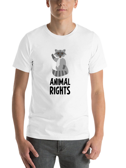 Animal Rights Raccoon Graphic Tee