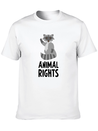 Animal Rights Raccoon Graphic Tee