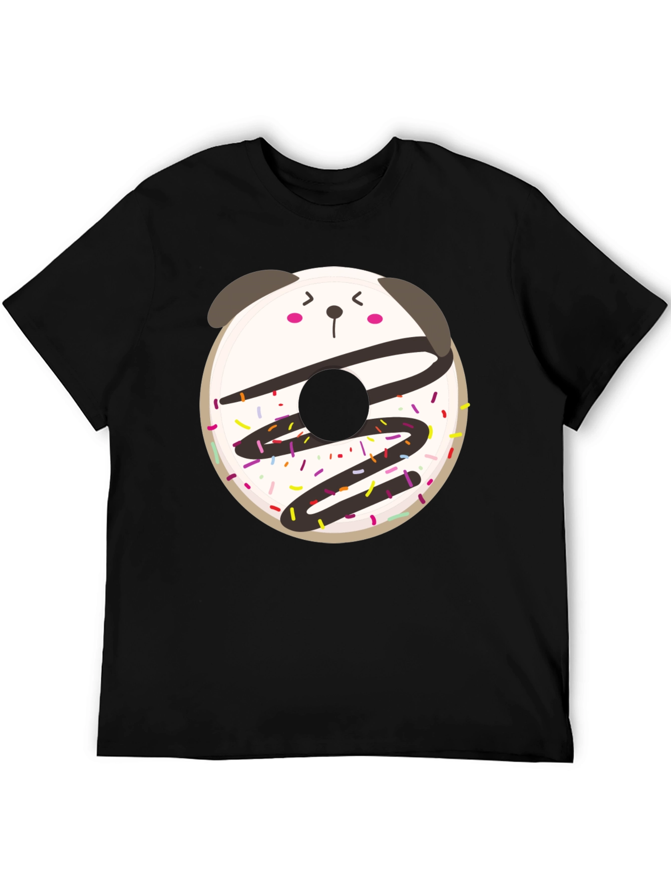 Cute Kawaii Donut Panda Graphic Tee