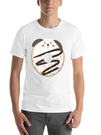 Cute Kawaii Donut Panda Graphic Tee