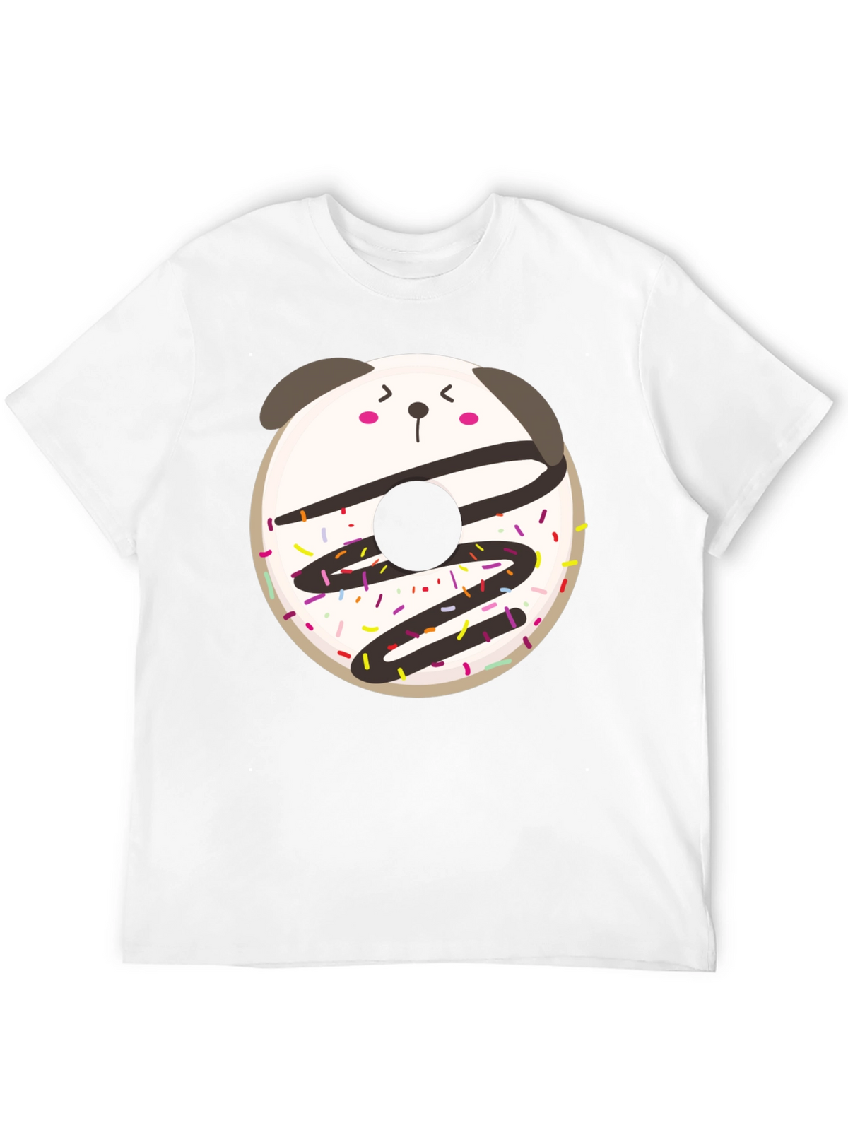 Cute Kawaii Donut Panda Graphic Tee