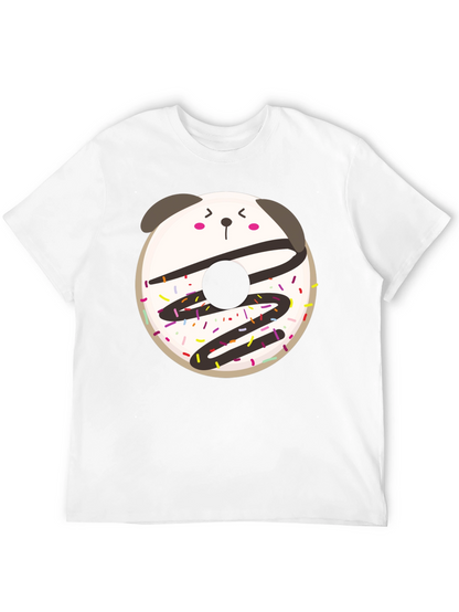 Cute Kawaii Donut Panda Graphic Tee