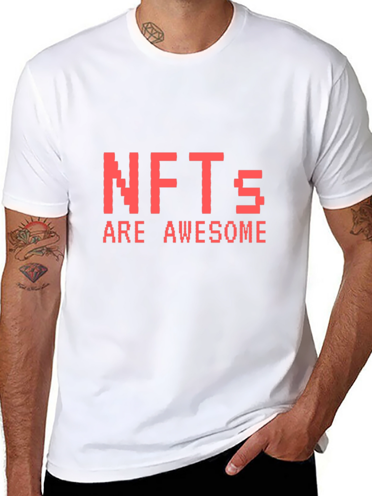 NFTs Are Awesome Black Tee