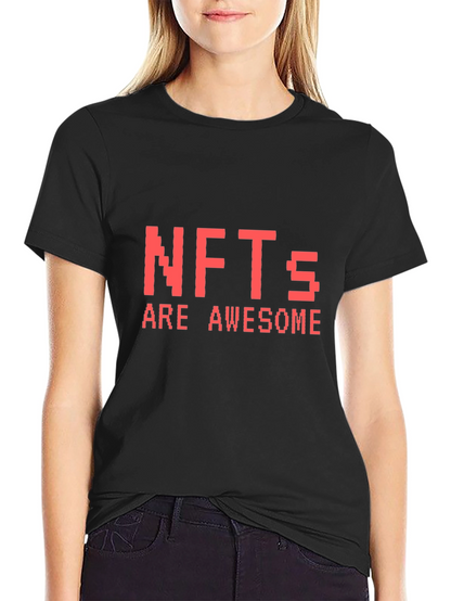 NFTs Are Awesome Black Tee