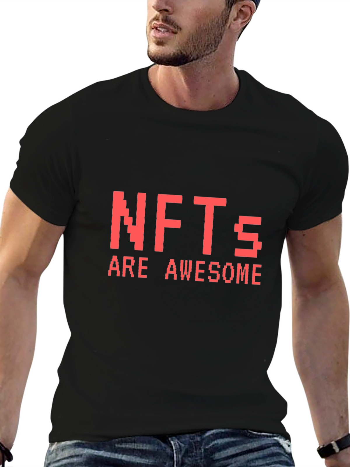 NFTs Are Awesome Black Tee
