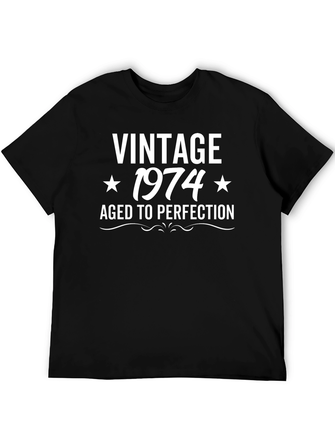 Vintage 1974 Aged To Perfection Graphic T-Shirt
