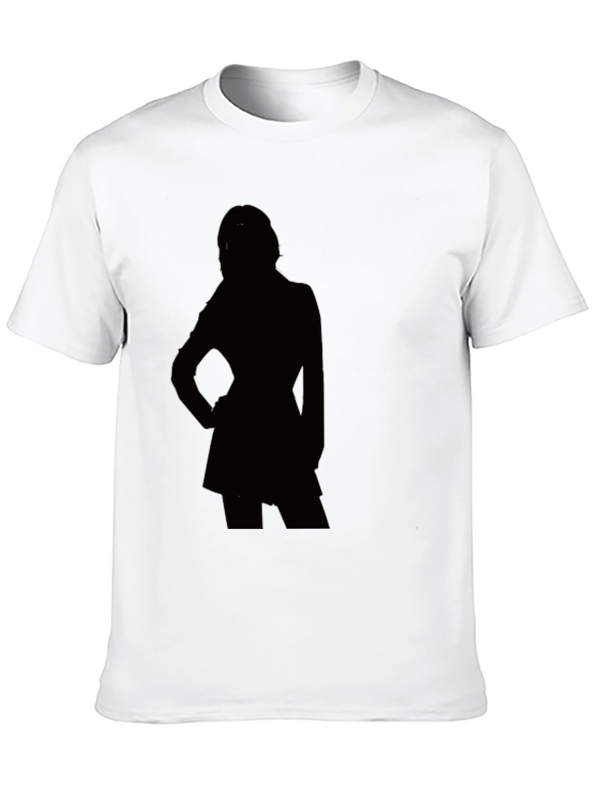 Silhouette Graphic T-Shirt - Modern Black Tee