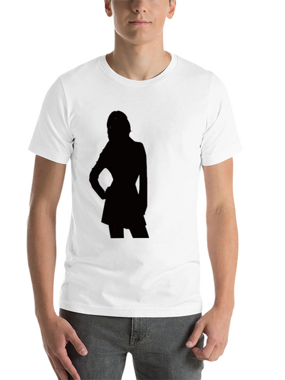 Silhouette Graphic T-Shirt - Modern Black Tee