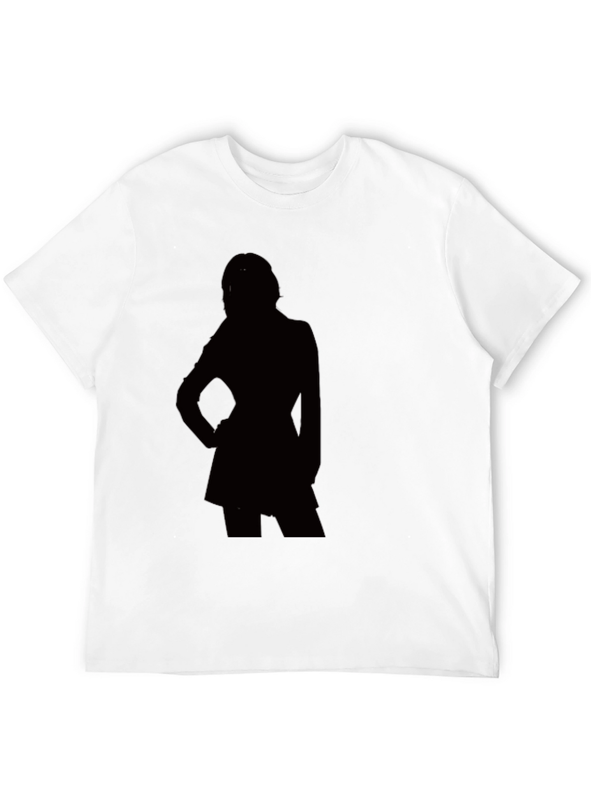 Silhouette Graphic T-Shirt - Modern Black Tee