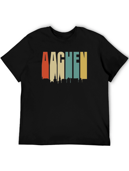 Aachen Skyline Retro T-Shirt