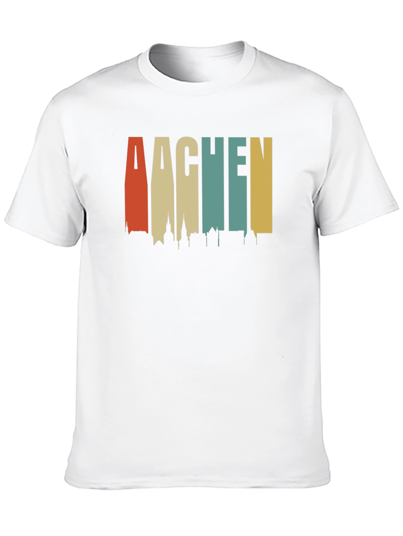 Aachen Skyline Retro T-Shirt