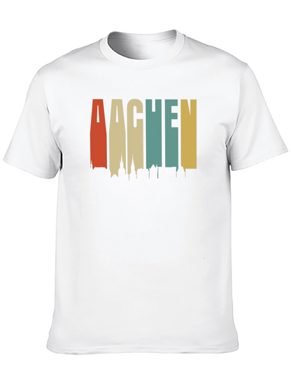 Aachen Skyline Retro T-Shirt
