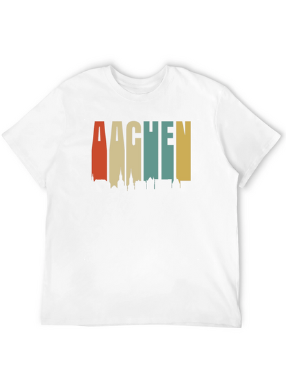 Aachen Skyline Retro T-Shirt