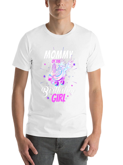 Mommy Birthday Girl T-Shirt - Roller Skate Design