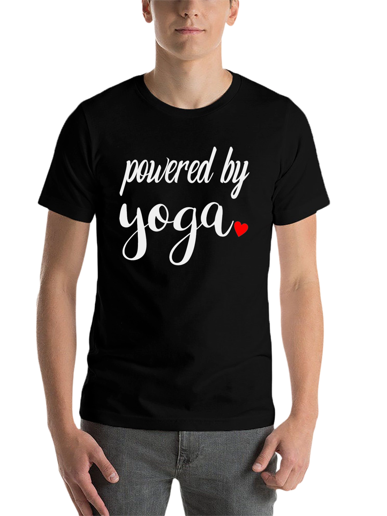 Powered by Yoga T-Shirt -  Comfortable Fit