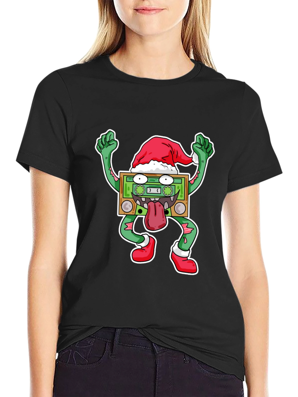 Holiday Cassette Zombie Graphic Tee