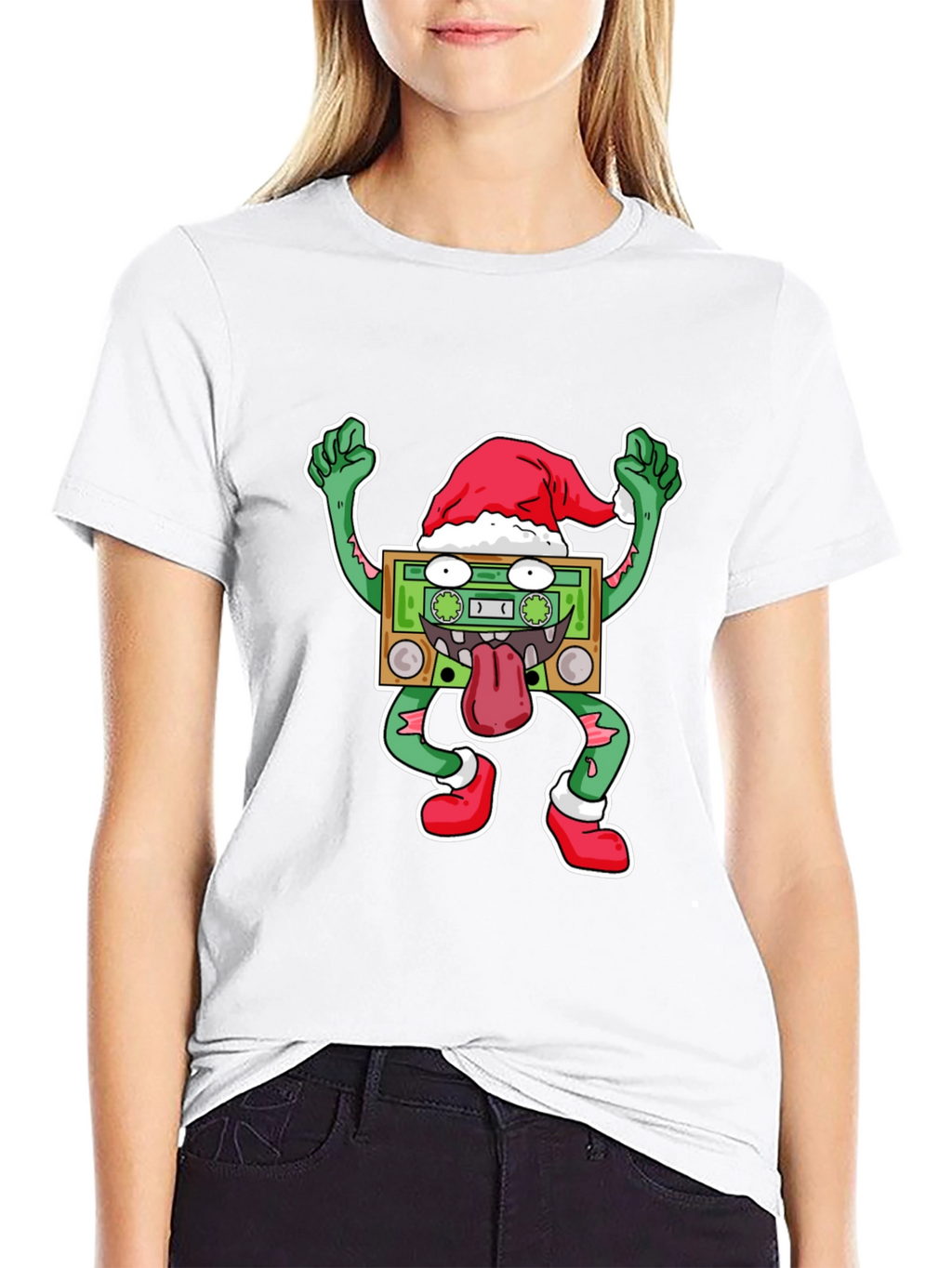 Holiday Cassette Zombie Graphic Tee