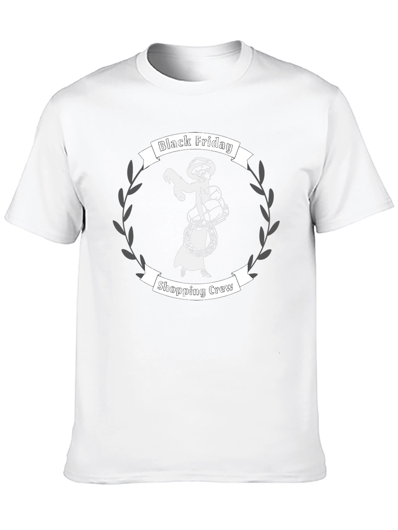 Black Friday Shopping Crew Graphic Tee