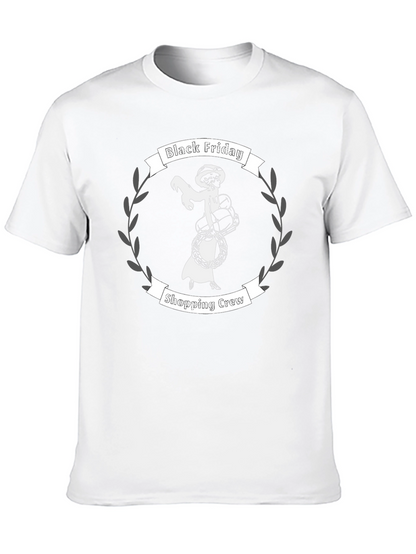 Black Friday Shopping Crew Graphic Tee