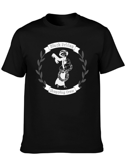 Black Friday Shopping Crew Graphic Tee