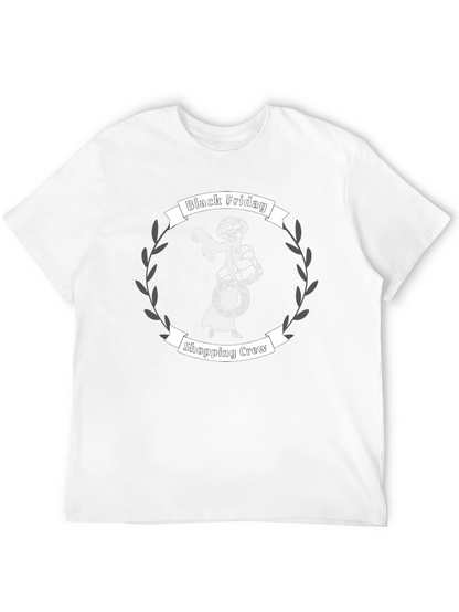 Black Friday Shopping Crew Graphic Tee