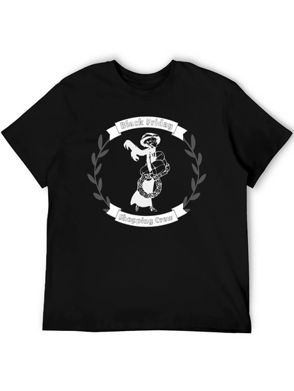 Black Friday Shopping Crew Graphic Tee