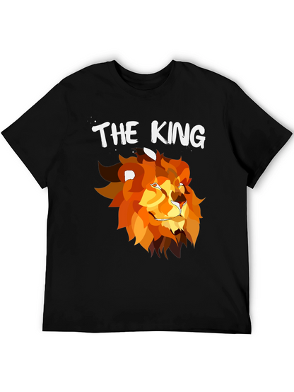 The King Lion Graphic T-Shirt - Black