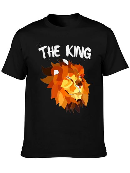 The King Lion Graphic T-Shirt - Black