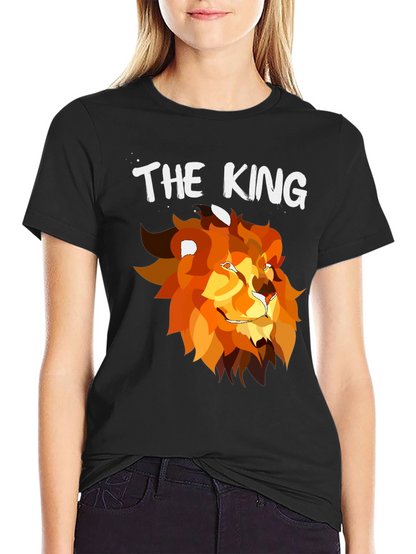 The King Lion Graphic T-Shirt - Black