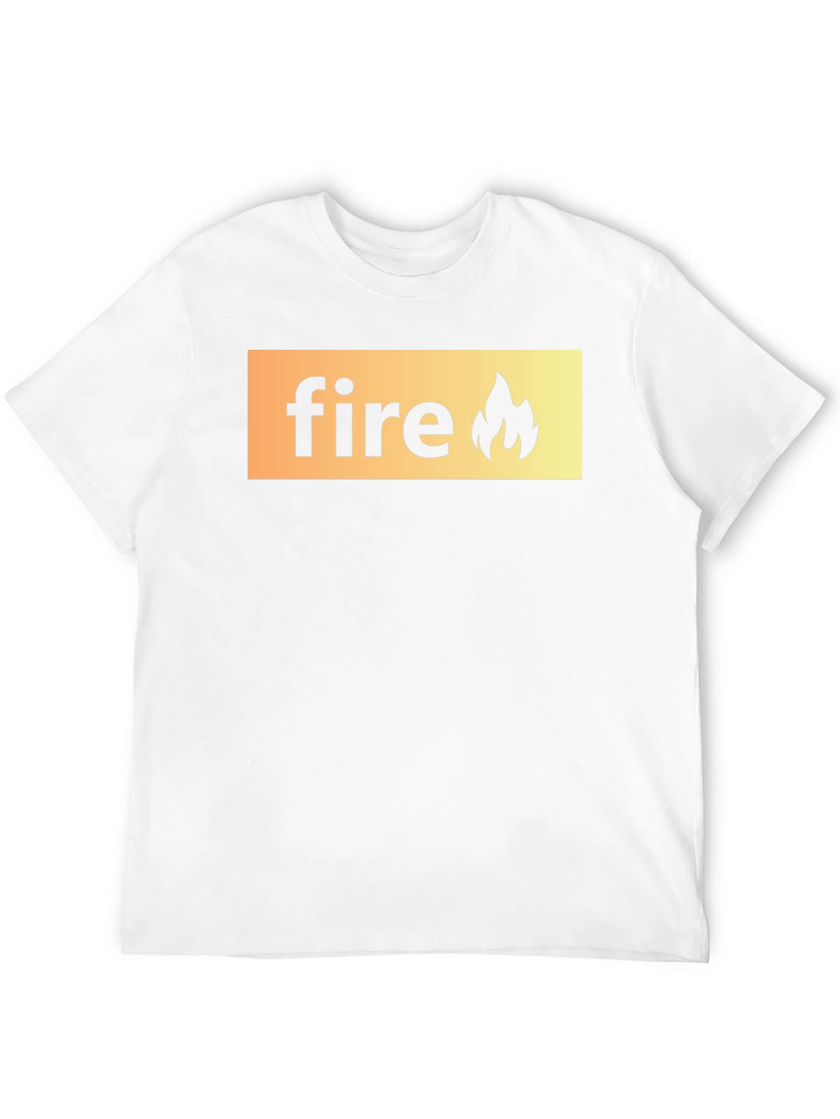 Fire Graphic Black T-Shirt