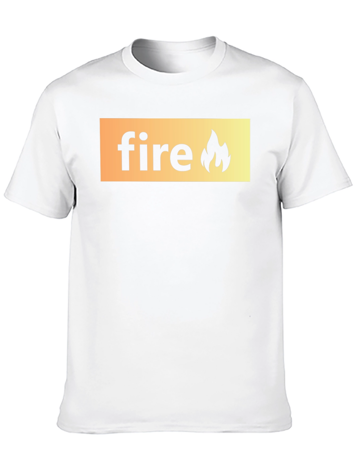 Fire Graphic Black T-Shirt