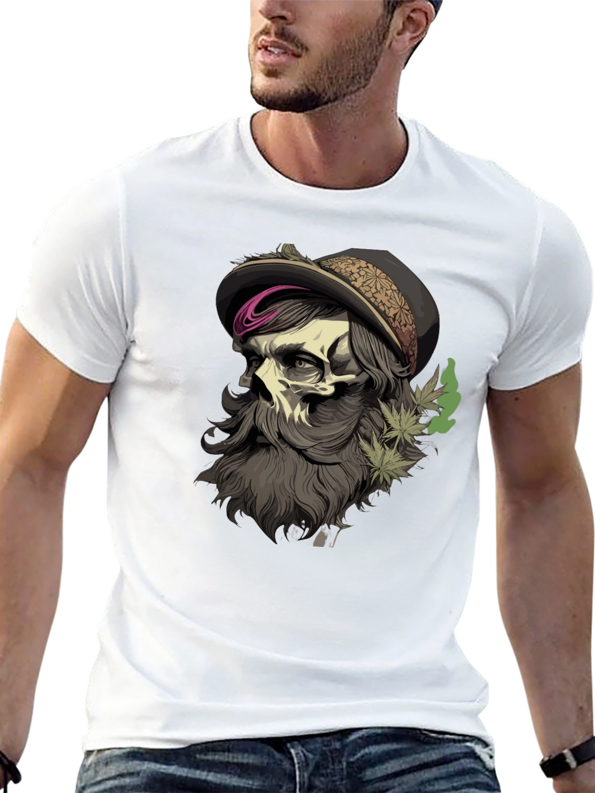 Skull Pirate T-Shirt - Unique Graphic Tee