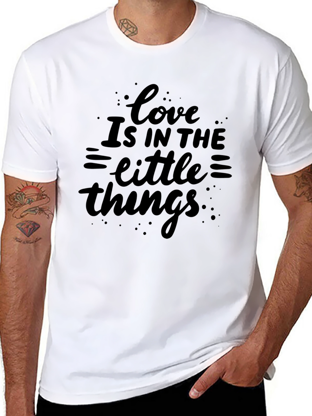 Love Is In The Little Things Graphic Tee