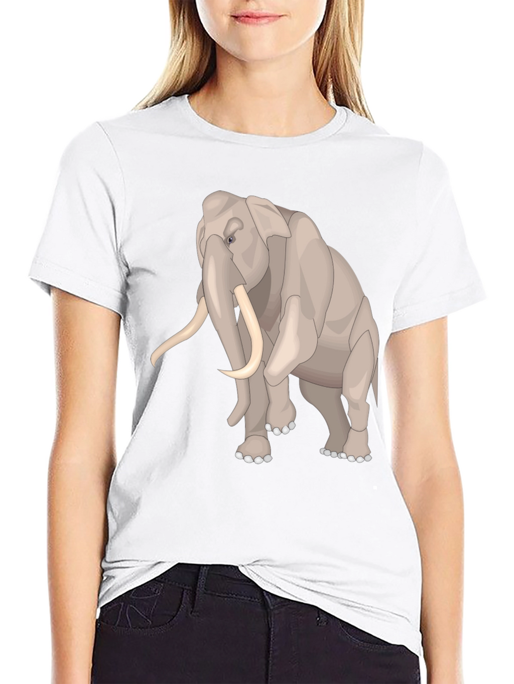 Elephant Graphic Tee - Unique Animal Design