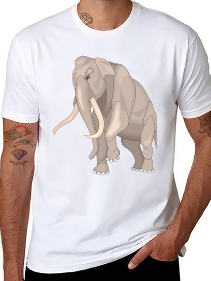 Elephant Graphic Tee - Unique Animal Design