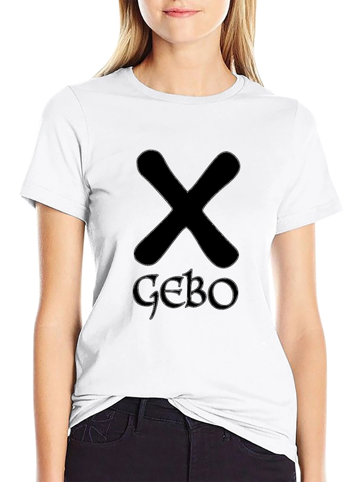 Black T-Shirt with Runes
