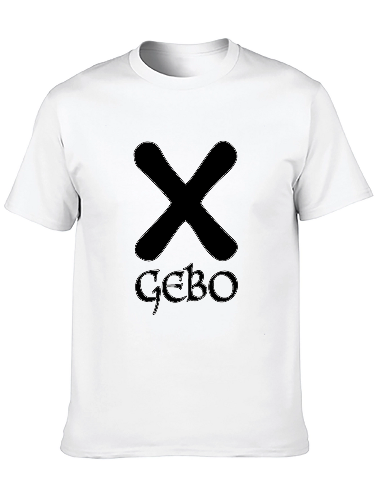 Black T-Shirt with Runes