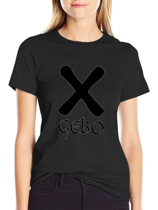 Black T-Shirt with Runes
