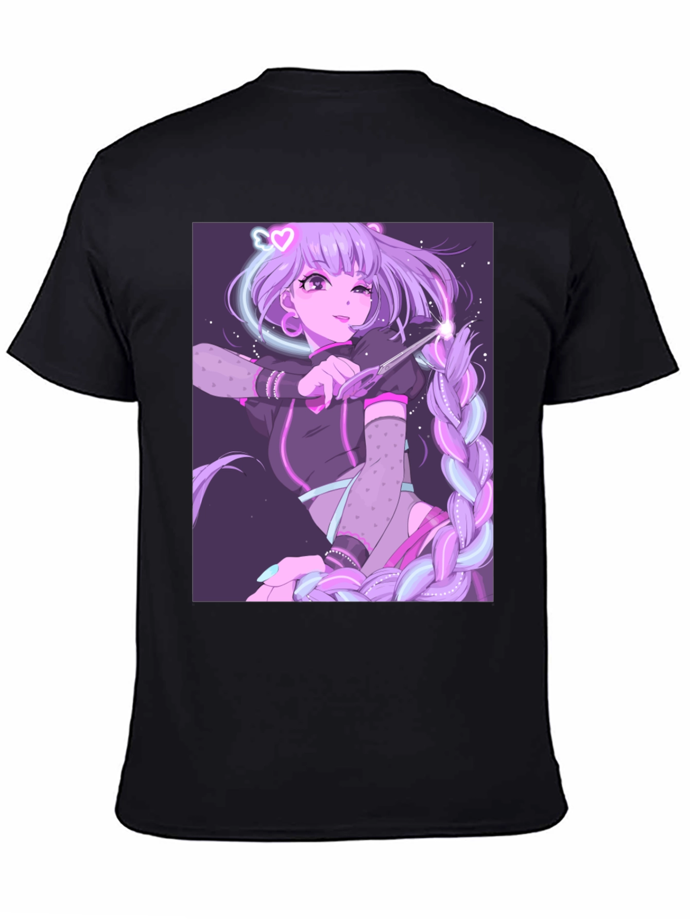 Anime Graphic Tee - Magical Girl Design