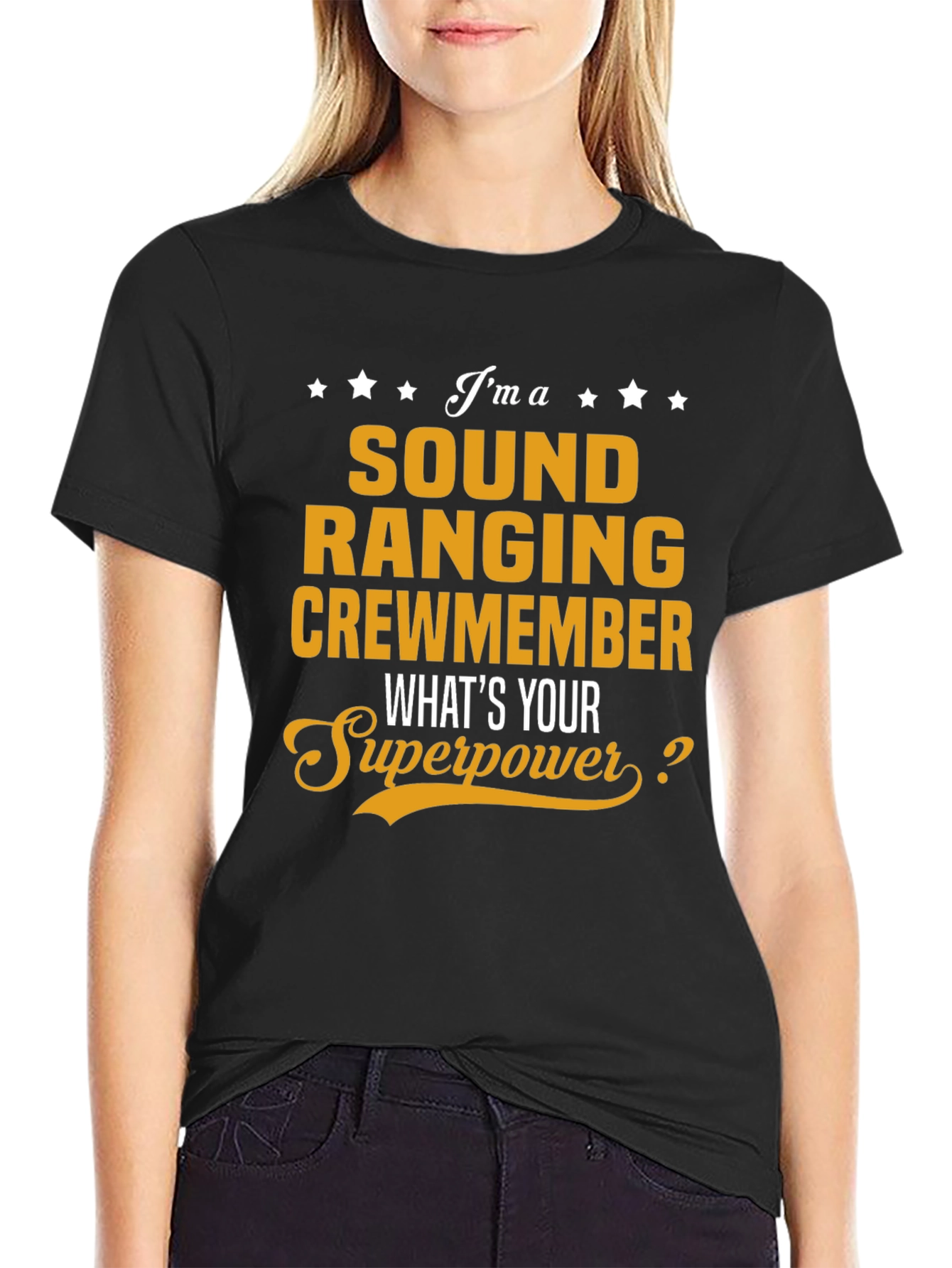 Sound Ranging Crewmember T-Shirt - Whats Your Superpower?