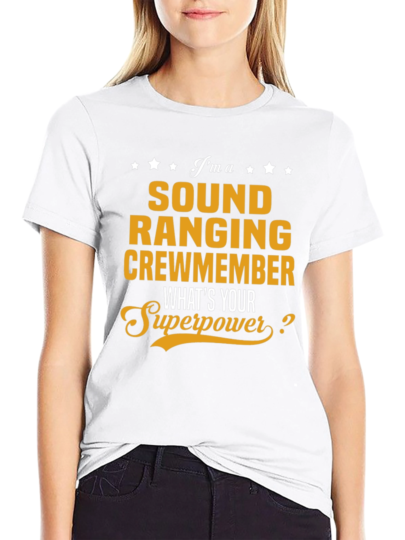 Sound Ranging Crewmember T-Shirt - Whats Your Superpower?