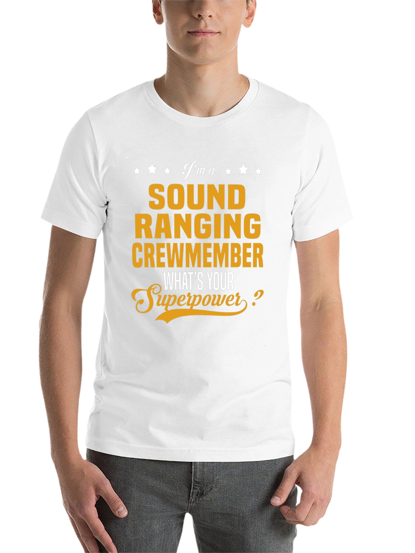 Sound Ranging Crewmember T-Shirt - Whats Your Superpower?