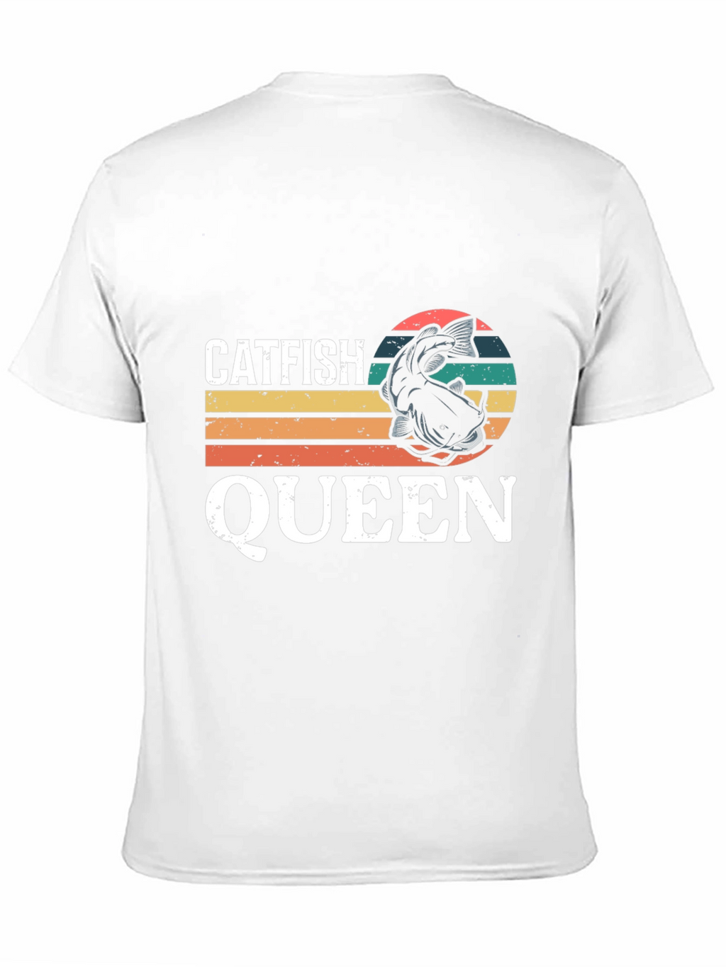 Catfish Queen Graphic Tee - Fishing Lover T-Shirt